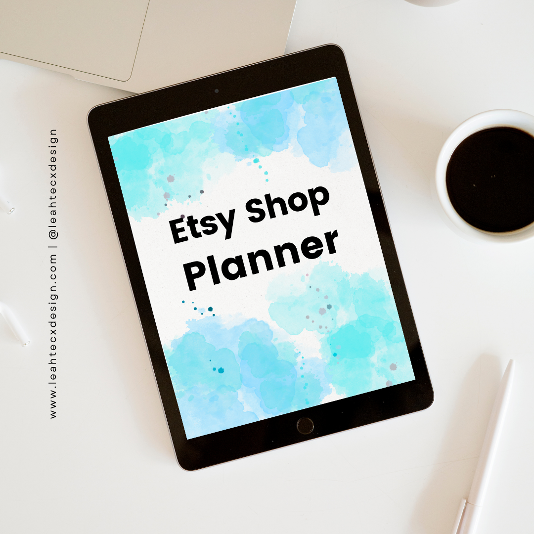 etsy shop planner - Leah Tecx Design