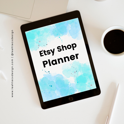 etsy shop planner - Leah Tecx Design