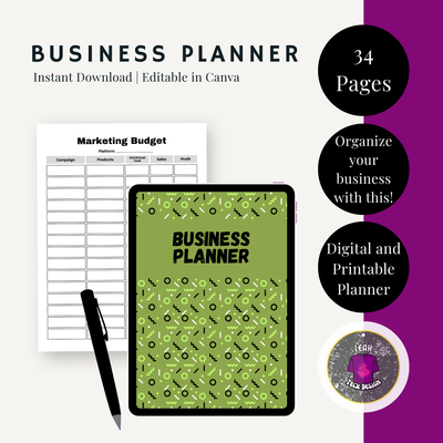 business planner - Leah Tecx Design