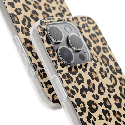 Leopard Print Flexi Phone Case - Leah Tecx Design