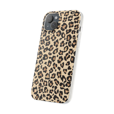 Leopard Print Flexi Phone Case - Leah Tecx Design