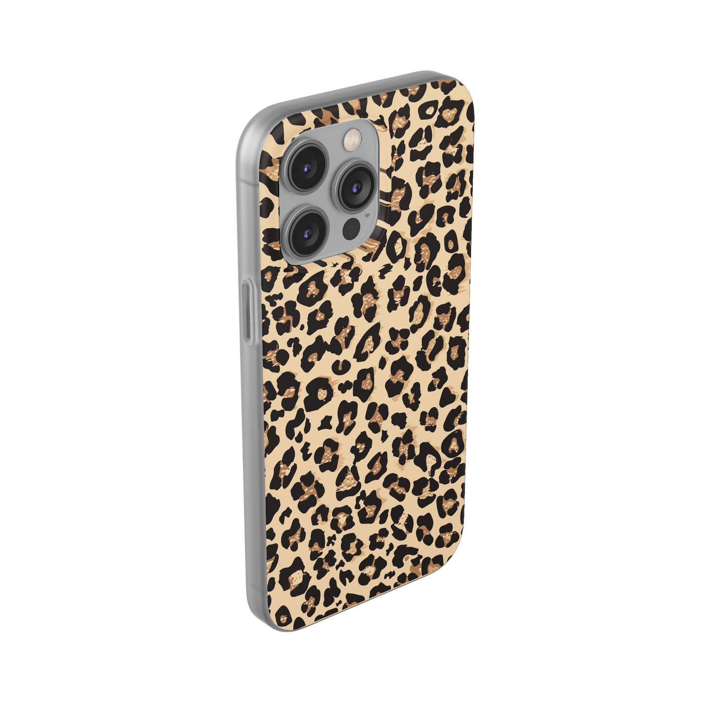 Leopard Print Flexi Phone Case - Leah Tecx Design