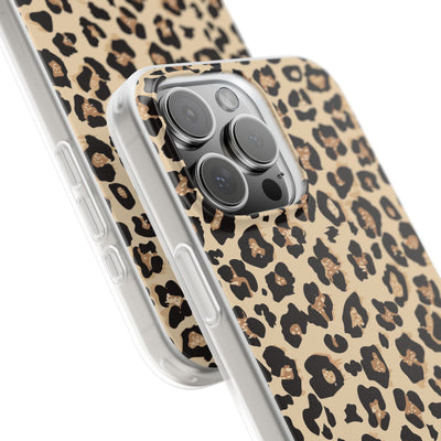 Leopard Print Flexi Phone Case - Leah Tecx Design