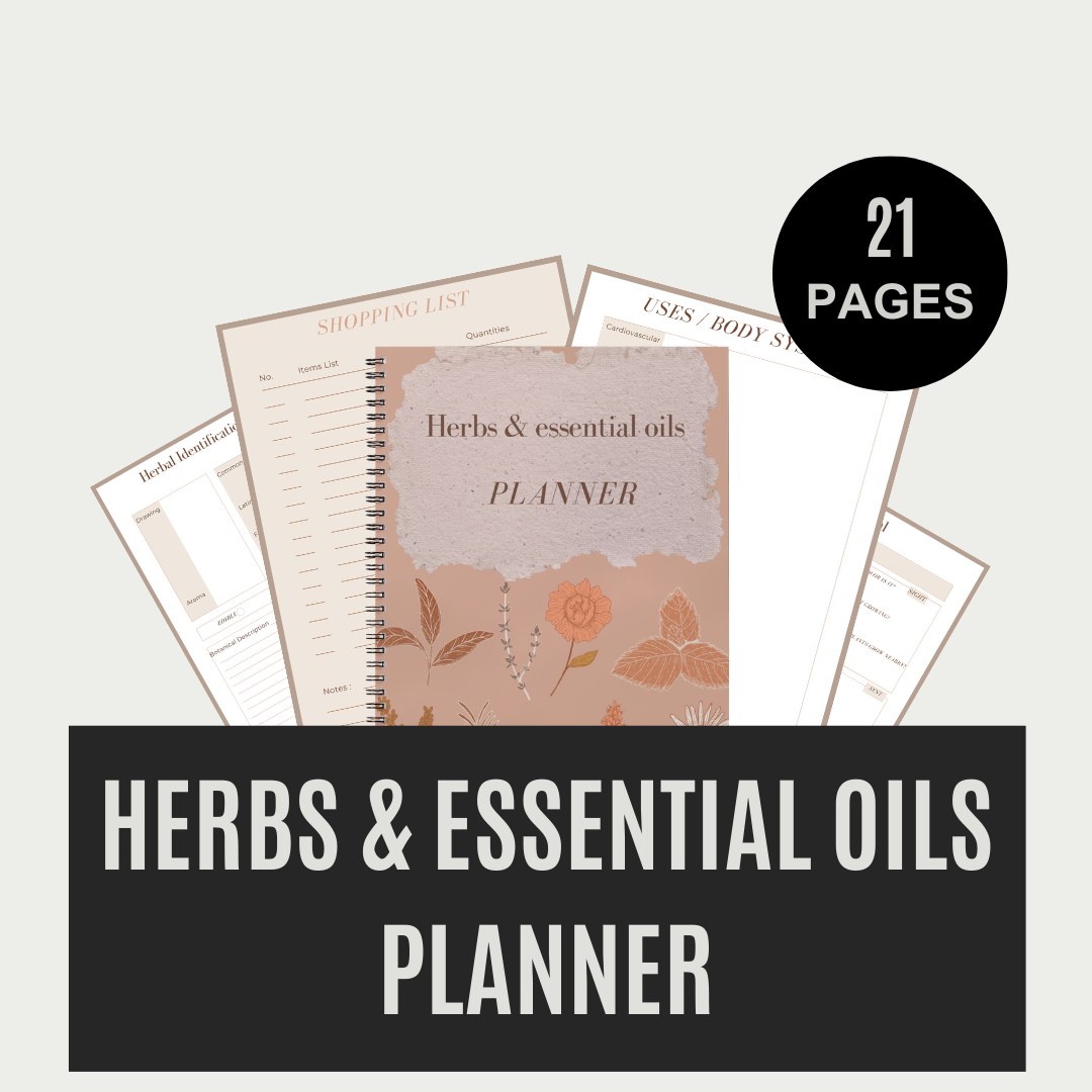 herbs and oil planner - Leah Tecx Design