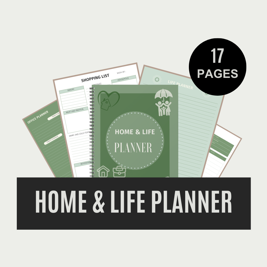 home and life planner - Leah Tecx Design