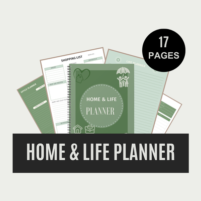 home and life planner - Leah Tecx Design