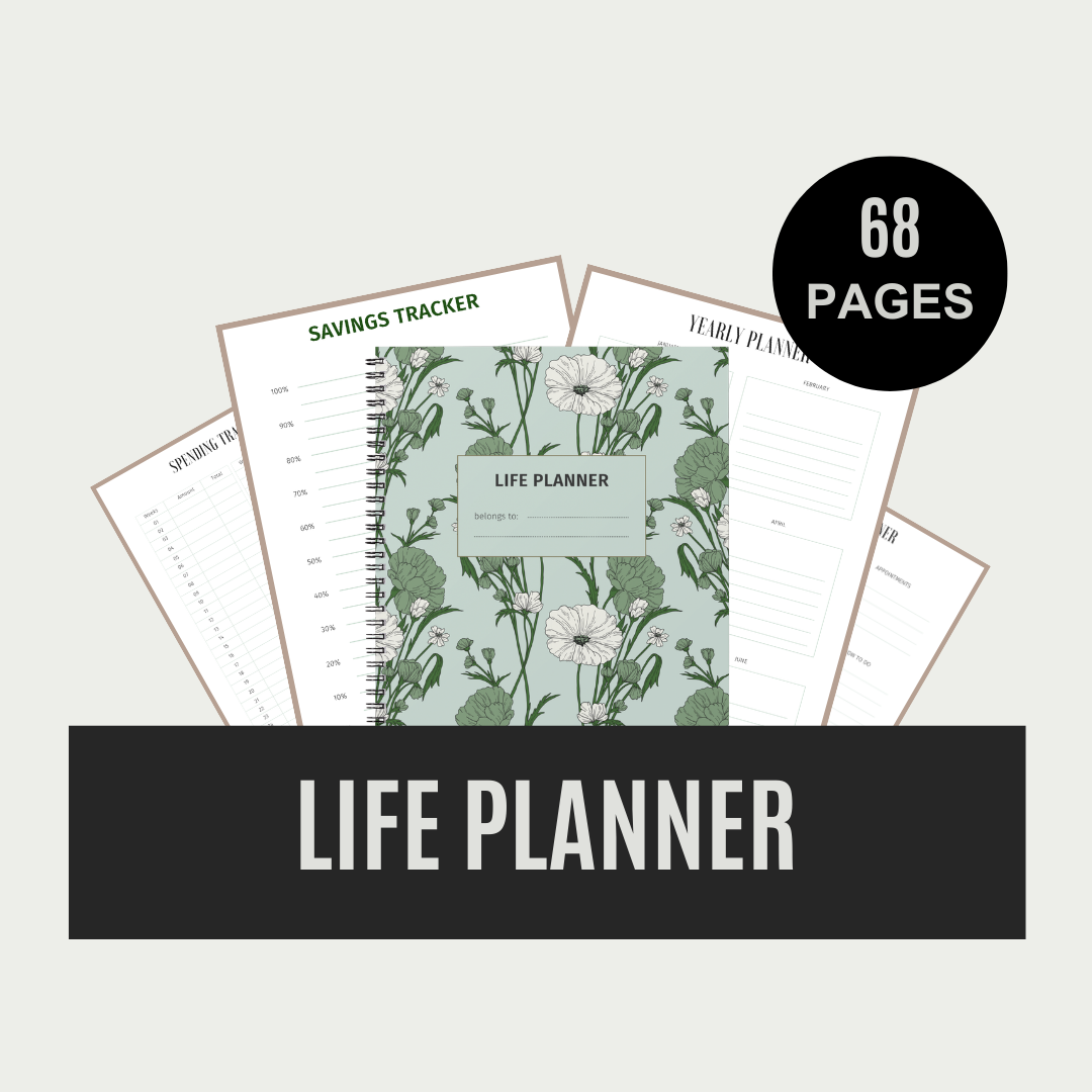 ultimate printable life planner - Leah Tecx Design