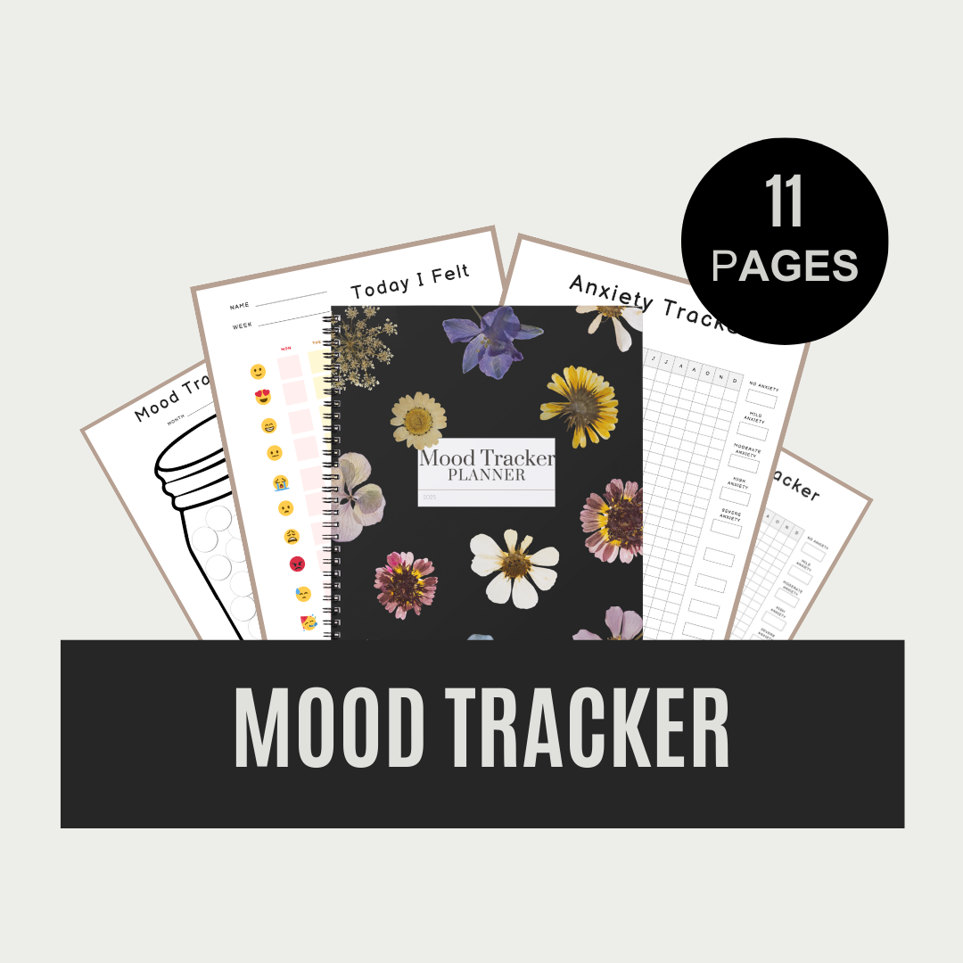 mood tracker planner -Leah Tecx Design
