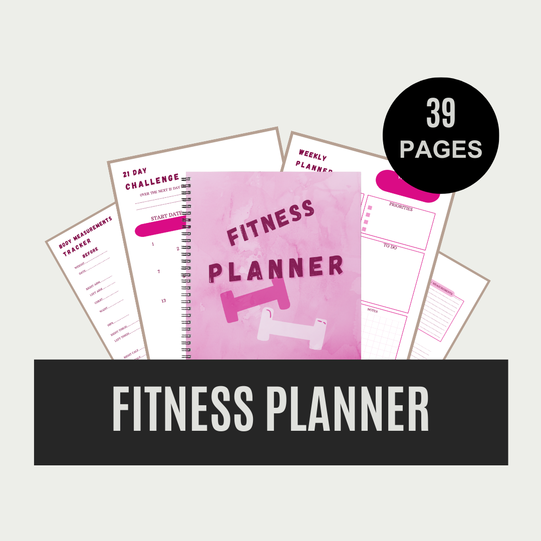 fitness planner - Leah Tecx Design