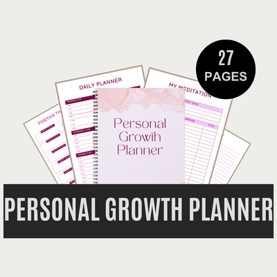 personal growth planner - Leah Tecx Design