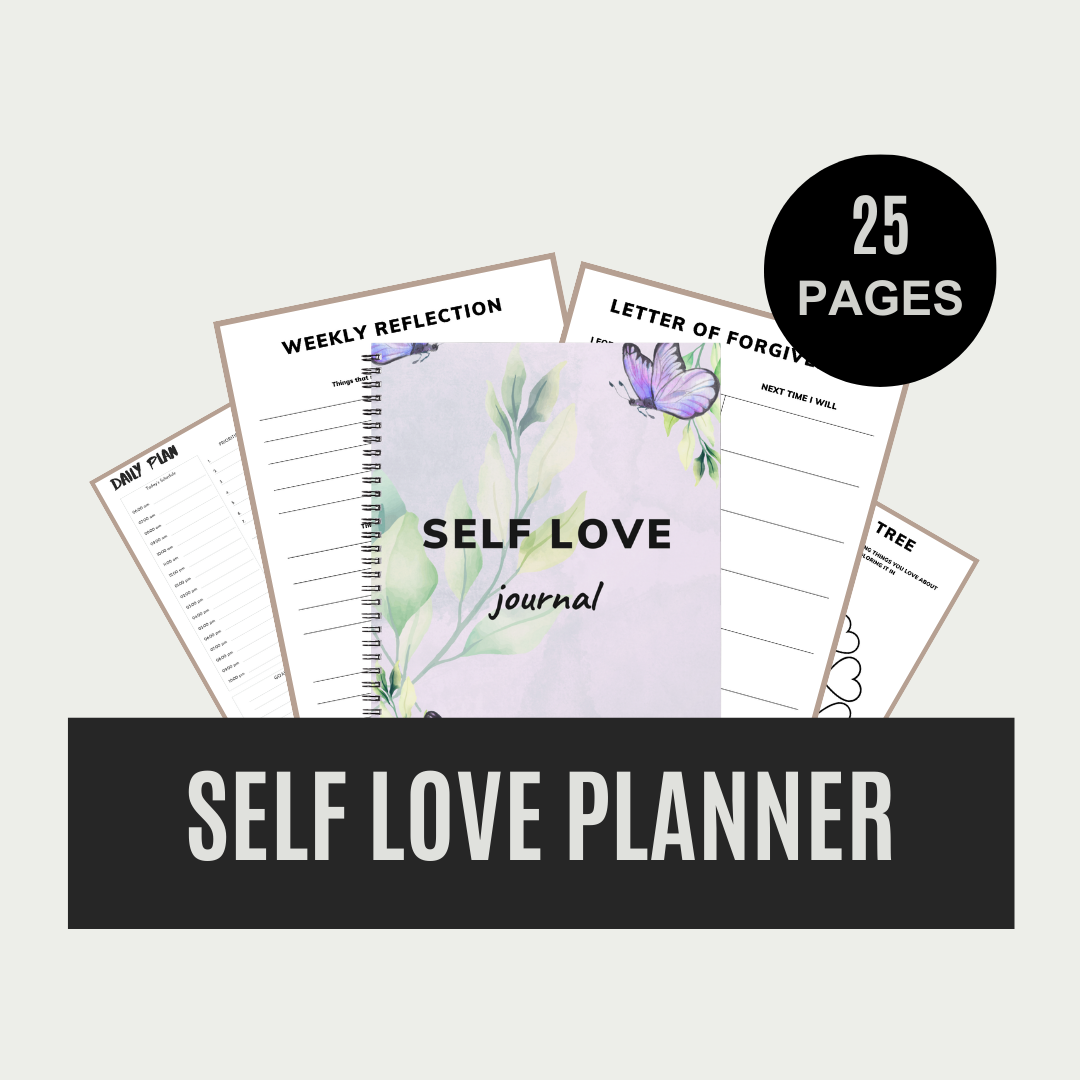 self love planner - Leah Tecx Design