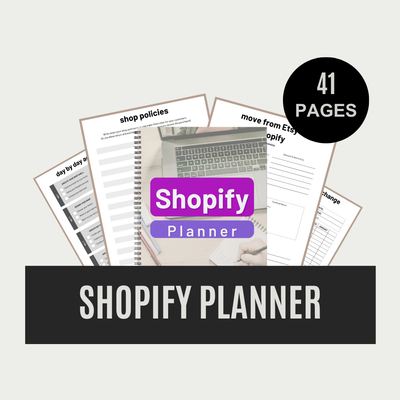 shopify planner - Leah Tecx Design