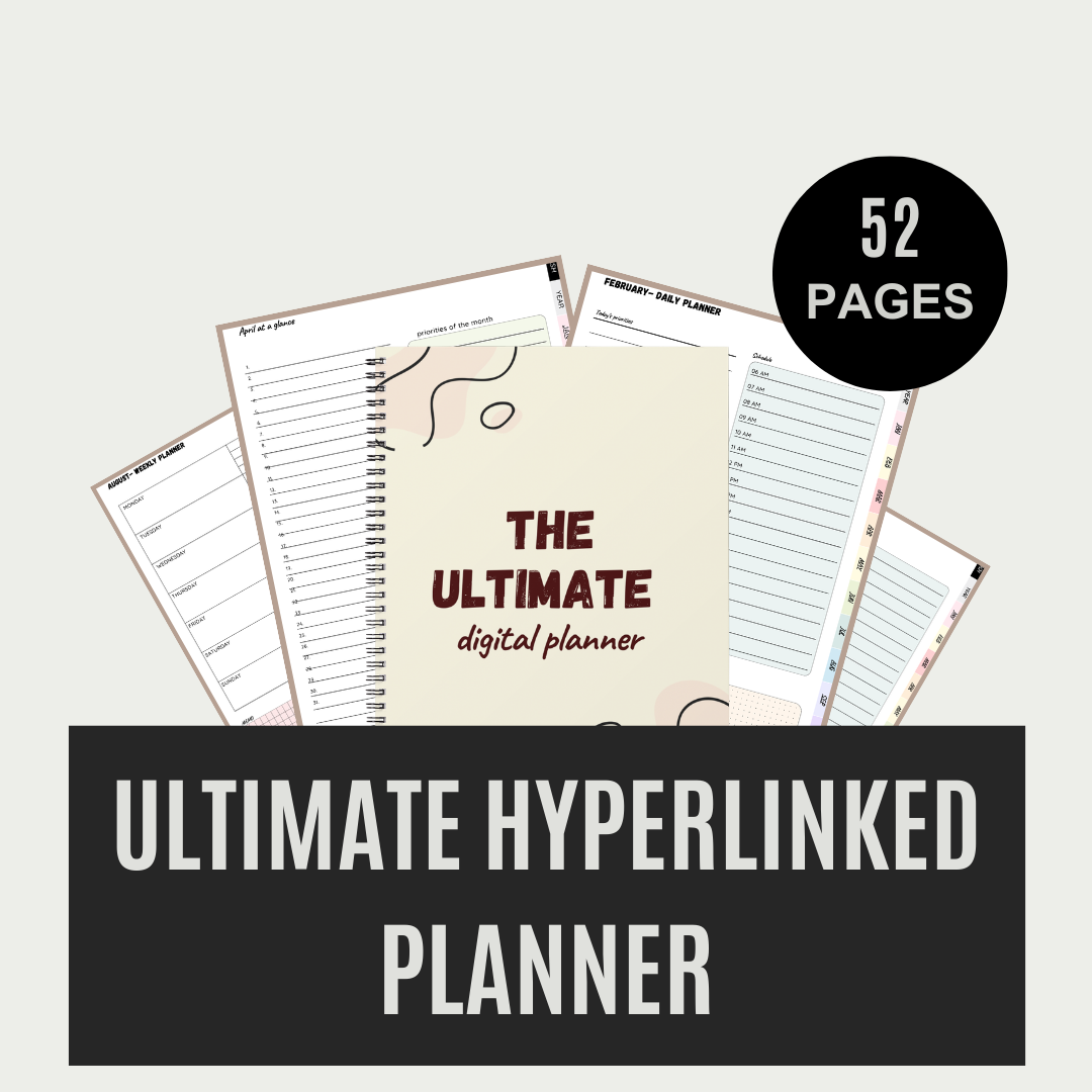 undated planner - Leah Tecx Design