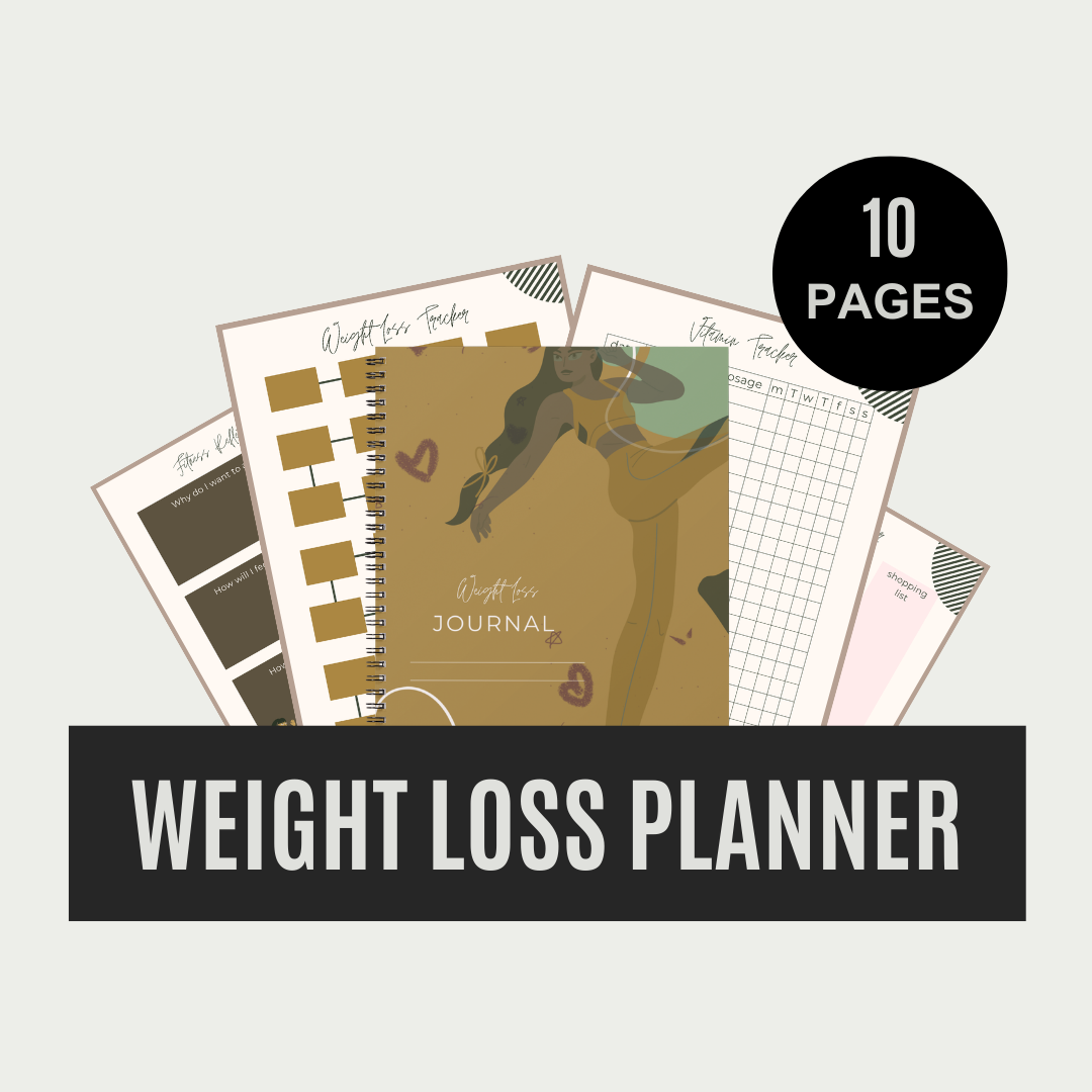 weight loss planner - Leah Tecx Design