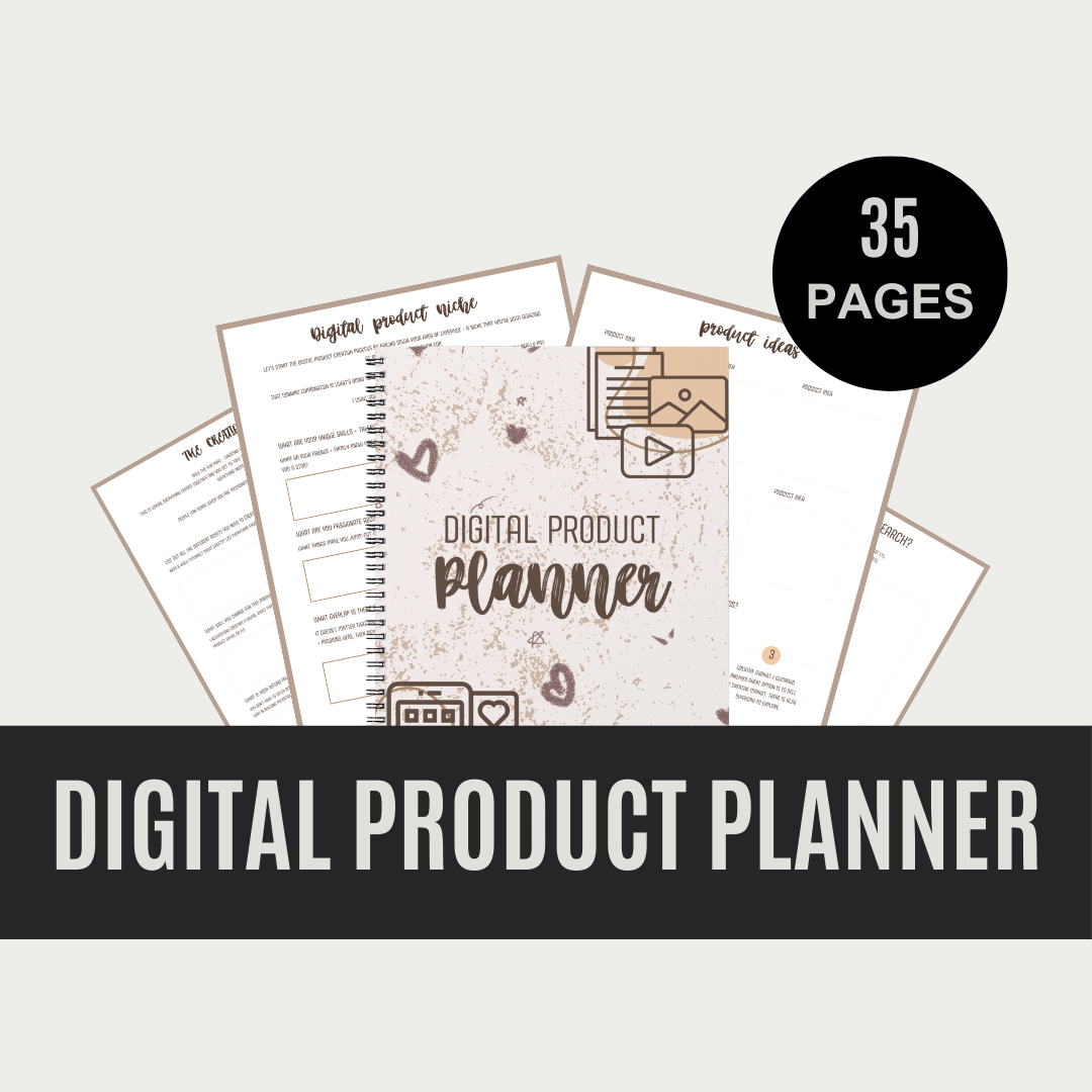 digital products planner - Leah Tecx Design