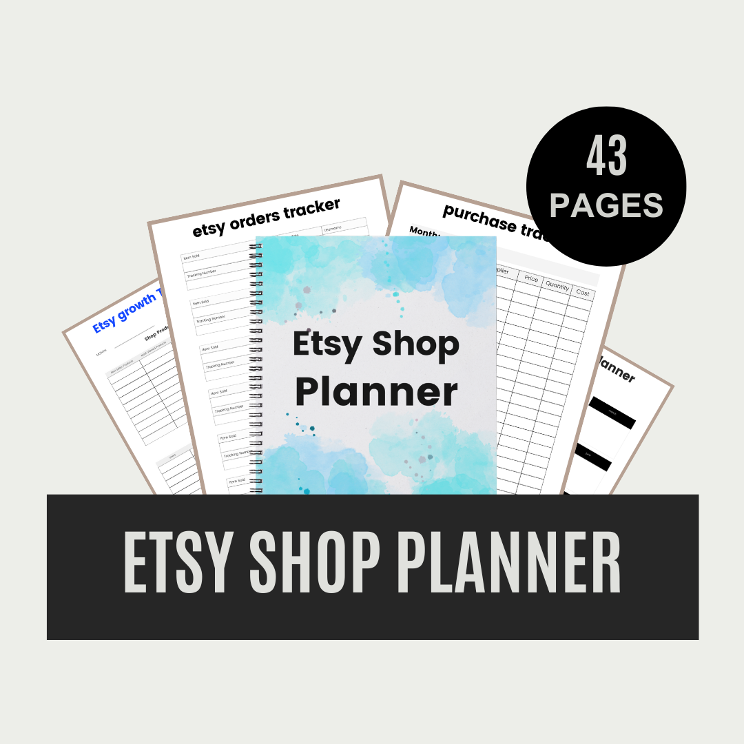 etsy shop planner - Leah Tecx Design