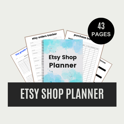 etsy shop planner - Leah Tecx Design