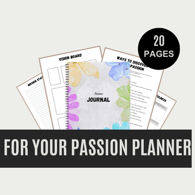 find your passion planner - Leah Tecx Design