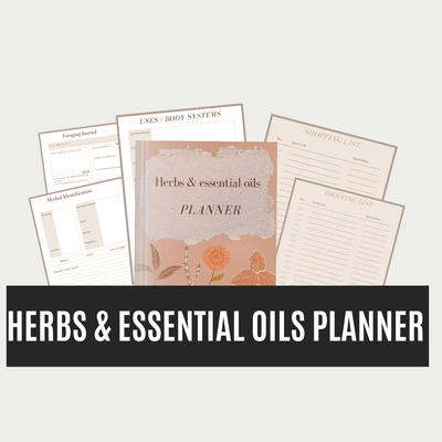 herbs and oil planner - Leah Tecx Design