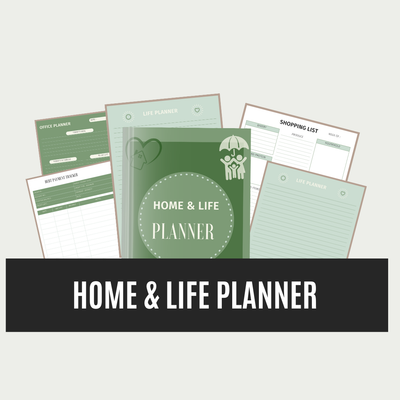 home and life planner - Leah Tecx Design