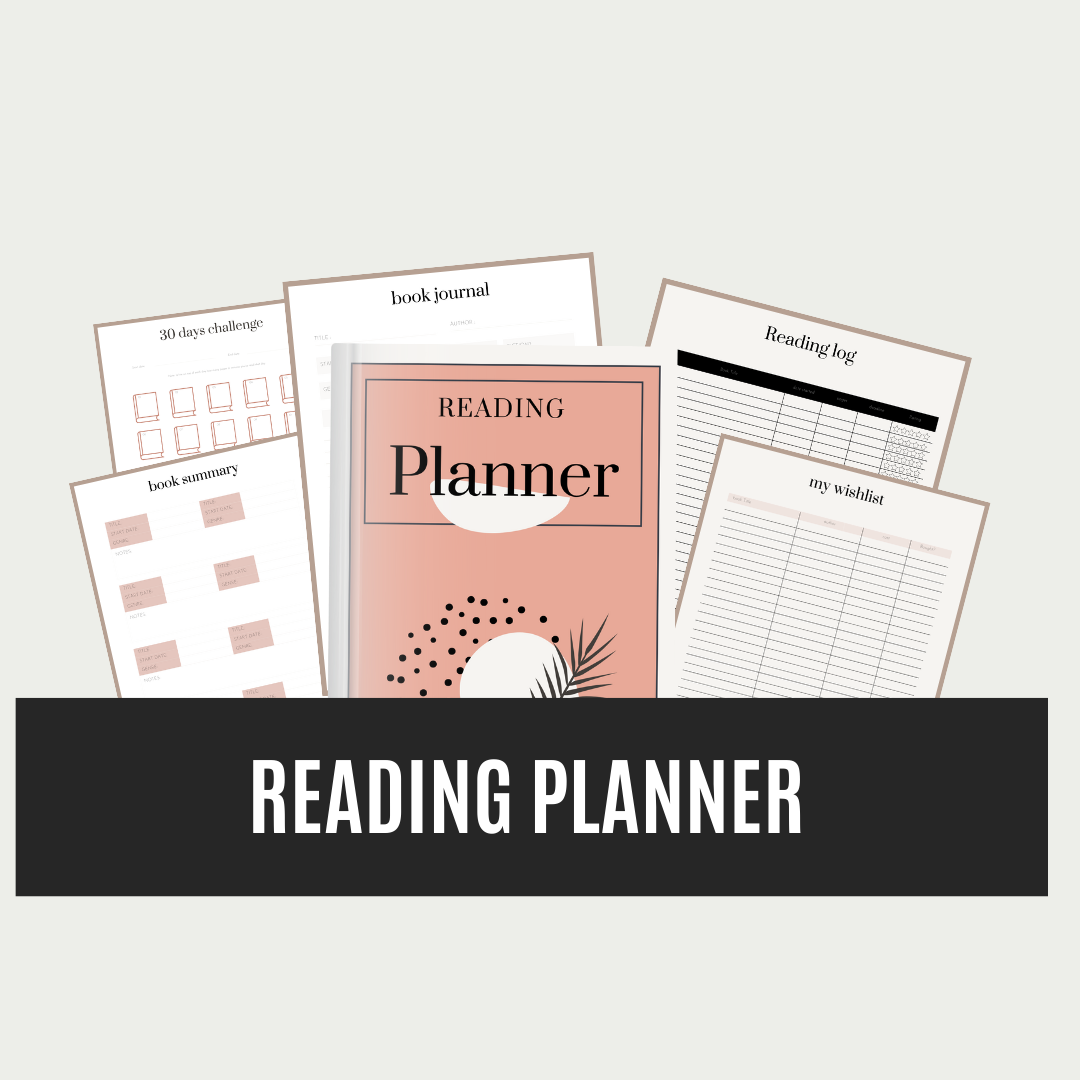 digital reading planner - Leah Tecx Design