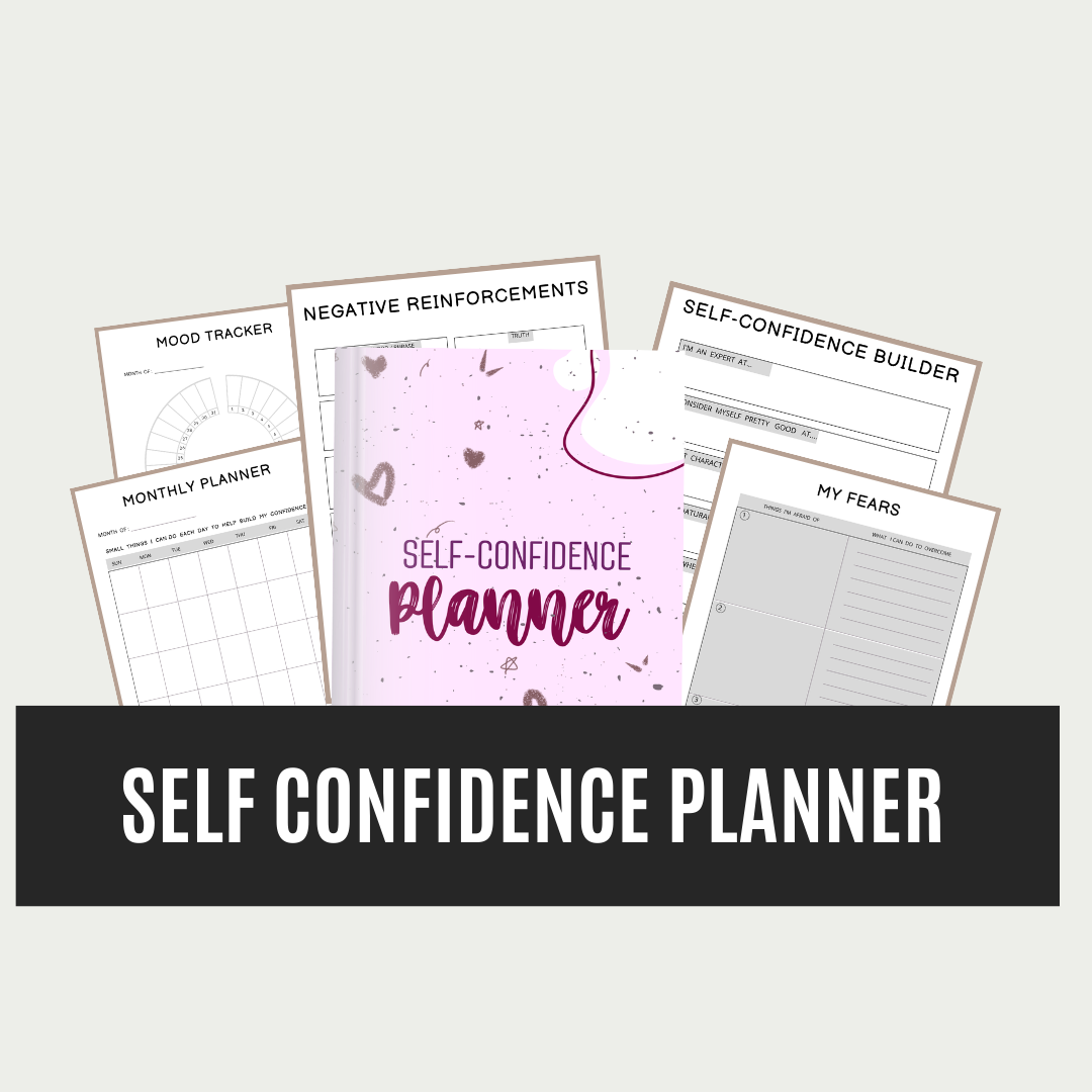 self confidence planner - Leah Tecx Design