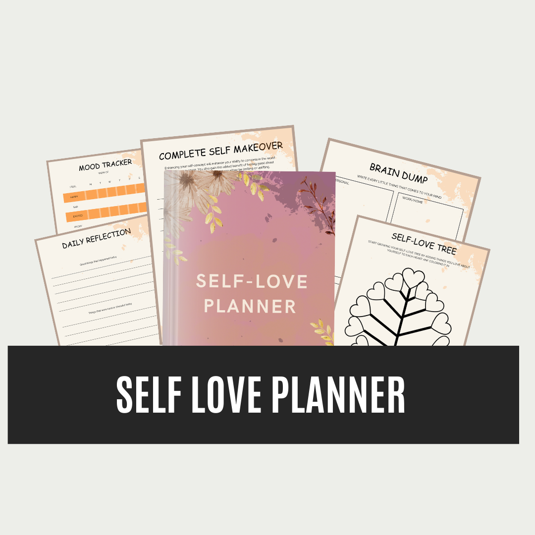 self love planner - Leah Tecx Design