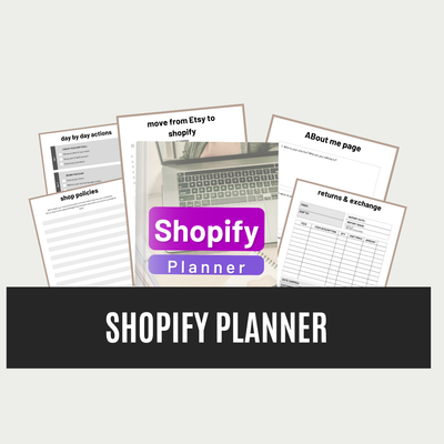 shopify planner - Leah Tecx Design