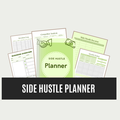 side hustle planner - Leah Tecx Design
