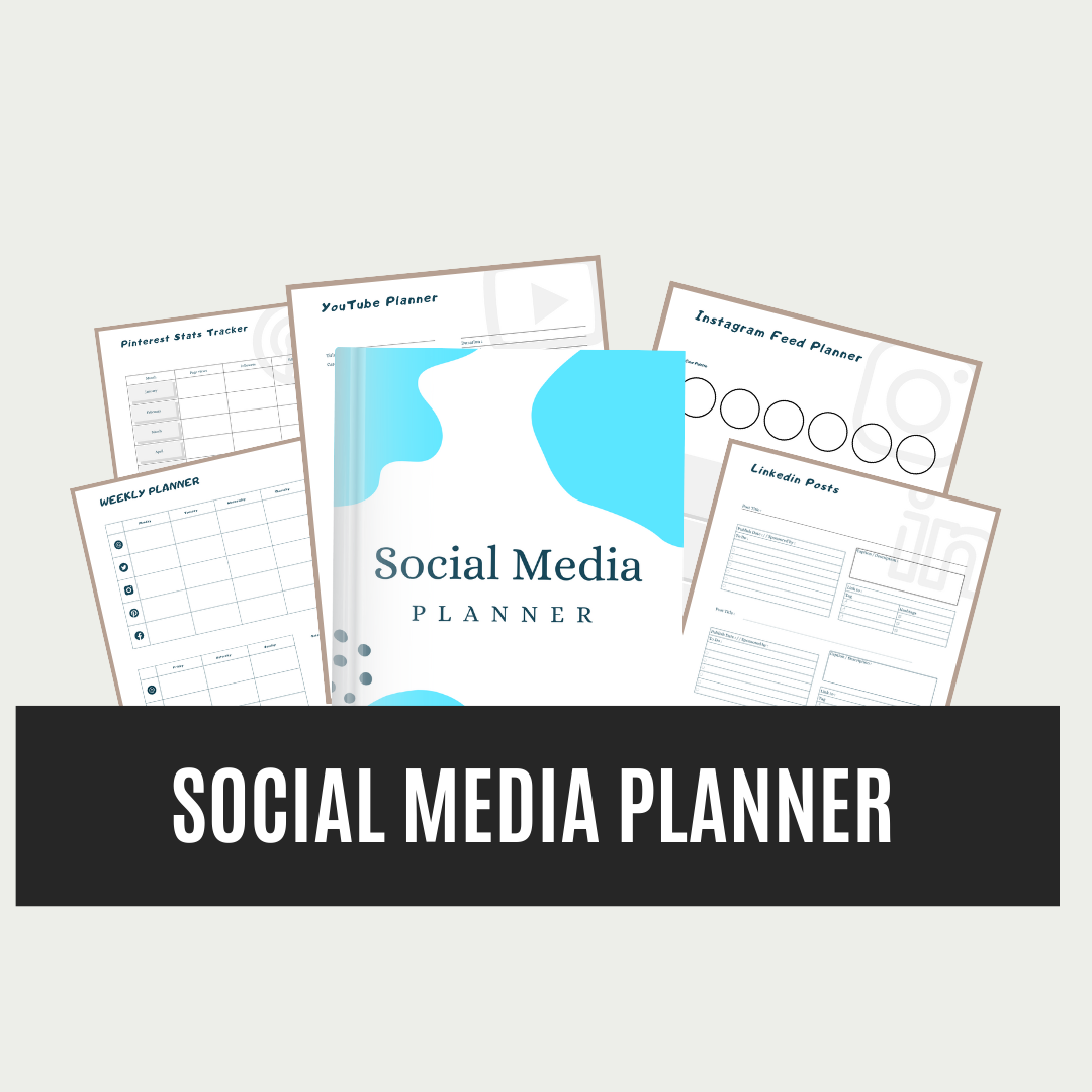 social media planner - Leah Tecx Design