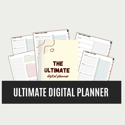 undated planner - Leah Tecx Design