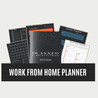 work from home planner - Leah Tecx Design