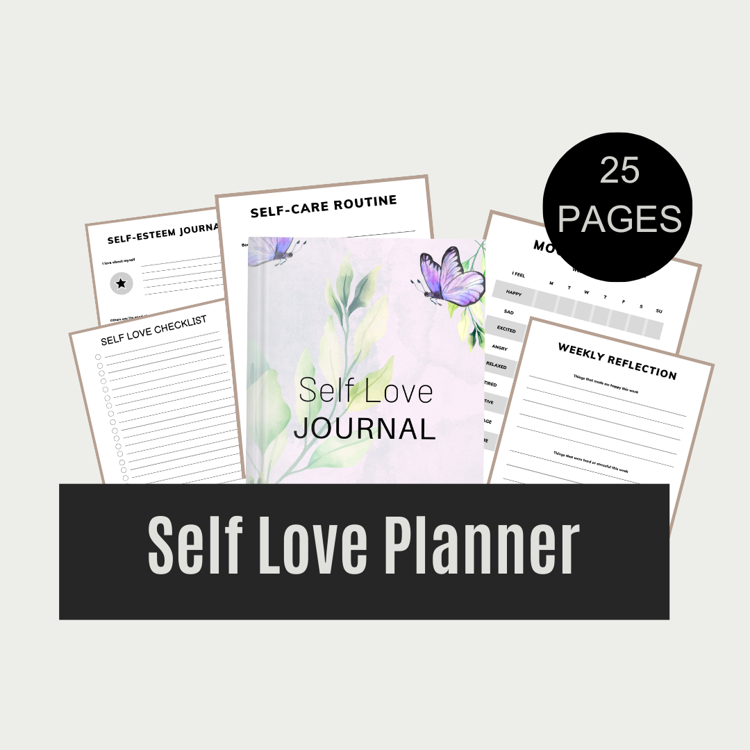 self love planner - Leah Tecx Design