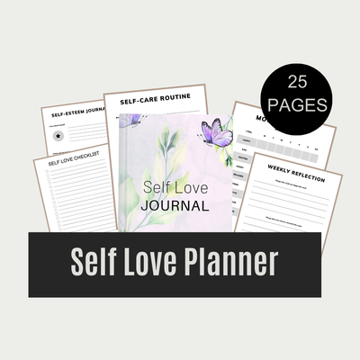 self love planner - Leah Tecx Design