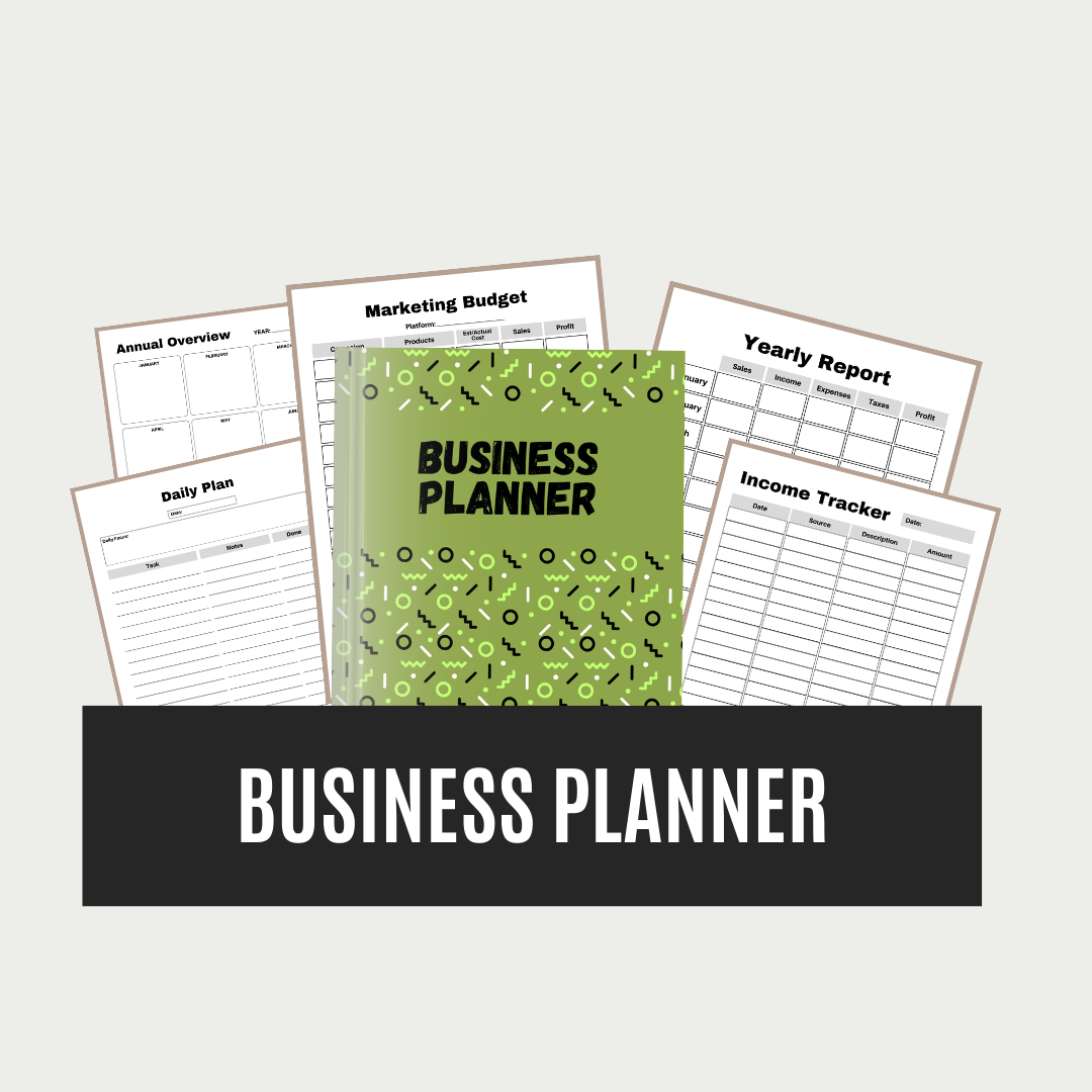 business planner - Leah Tecx Design