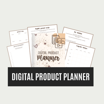 digital products planner - Leah Tecx Design