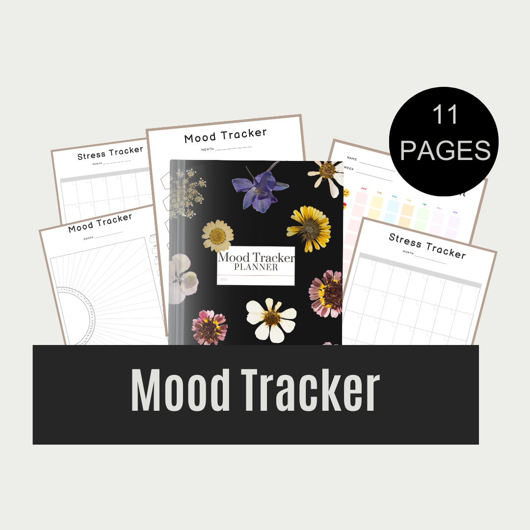 mood tracker planner -Leah Tecx Design