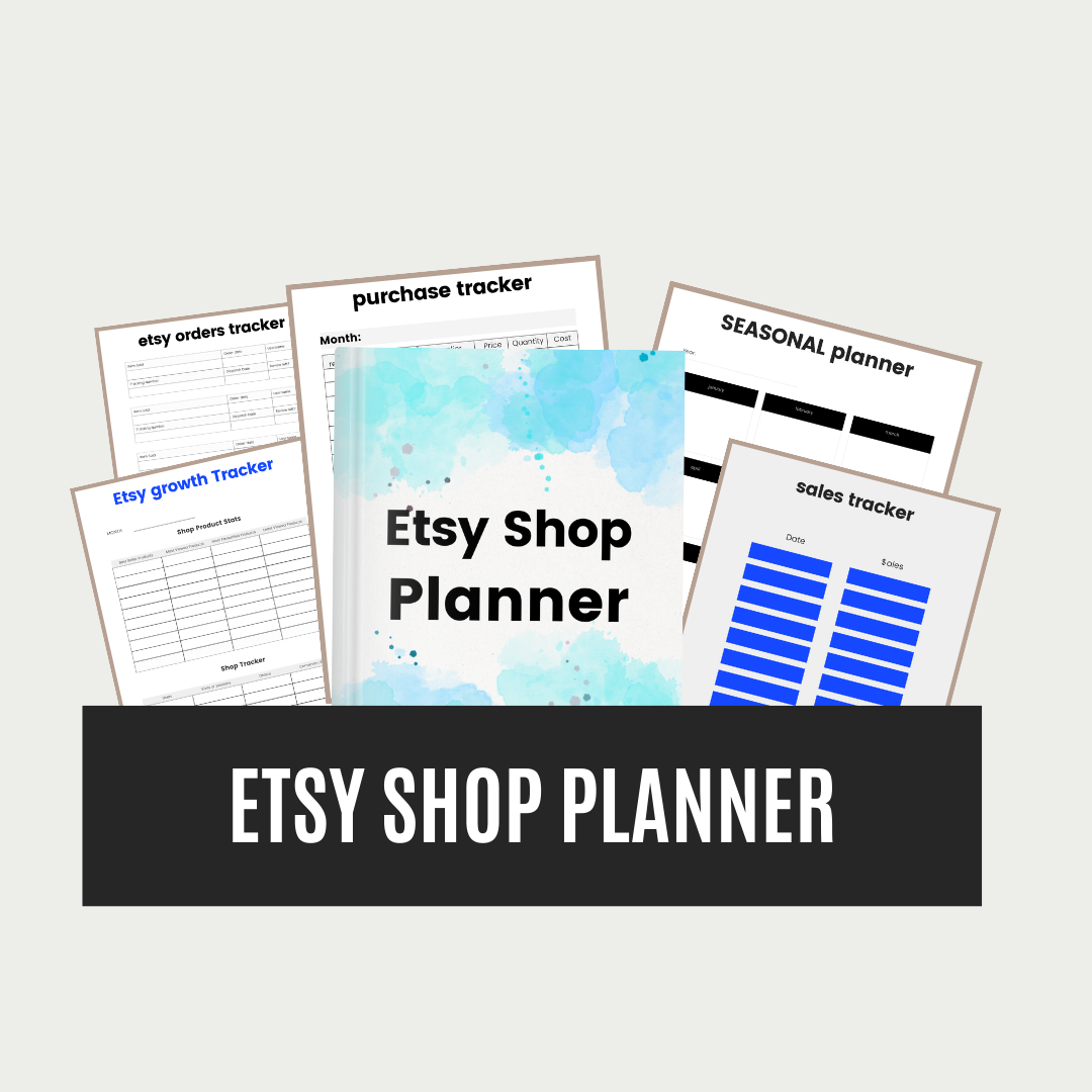 etsy shop planner - Leah Tecx Design