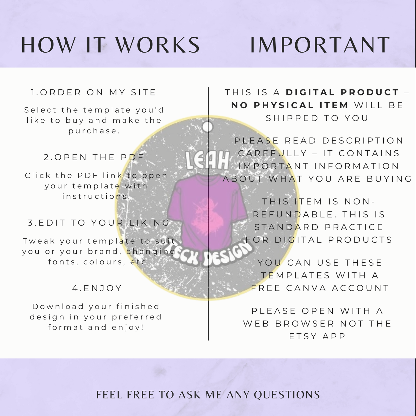 self care planner printable - Leah Tecx Design