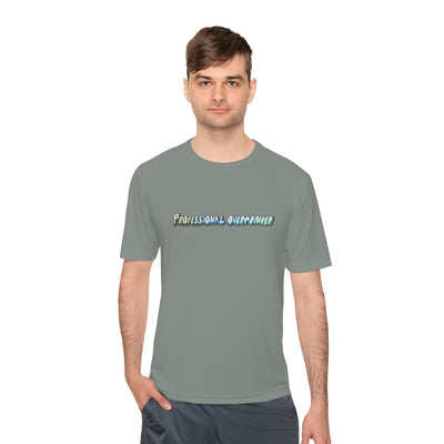 Overthinker's Active Tee: Play hard, Think harder! T-Shirt- Leah Tecx Design