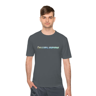 Overthinker's Active Tee: Play hard, Think harder! T-Shirt- Leah Tecx Design