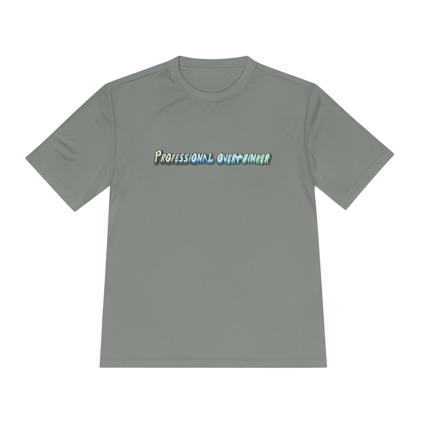 Overthinker's Active Tee: Play hard, Think harder! T-Shirt- Leah Tecx Design