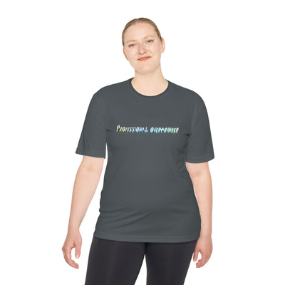 Overthinker's Active Tee: Play hard, Think harder! T-Shirt- Leah Tecx Design