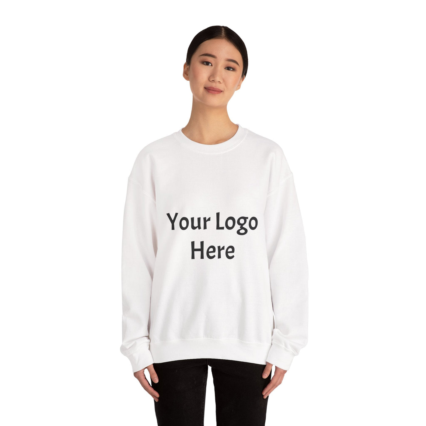 Custom Logo Sweatshirt - Ideal for Teams, Events, Promos & Gifts Sweatshirt- Leah Tecx Design