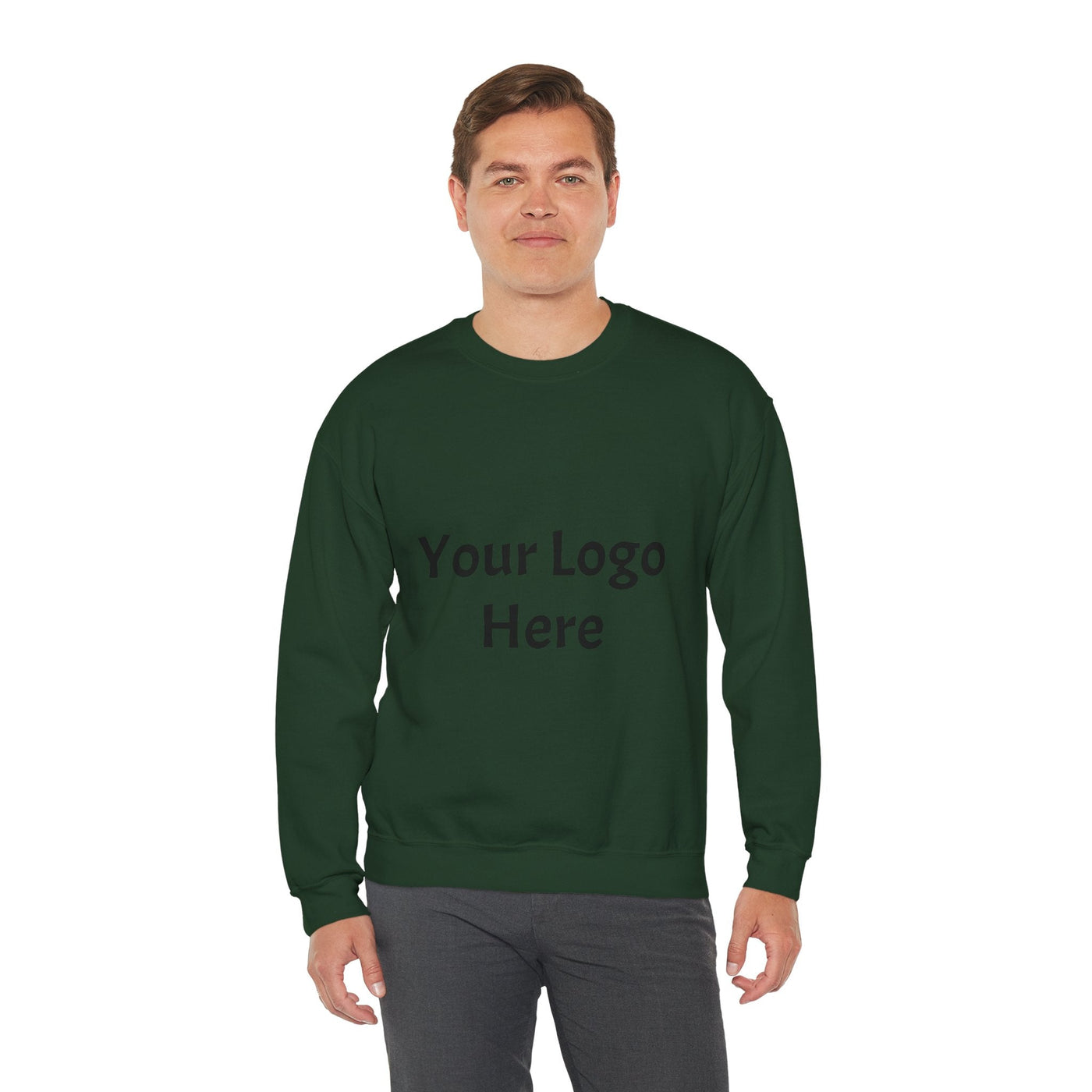 Custom Logo Sweatshirt - Ideal for Teams, Events, Promos & Gifts Sweatshirt- Leah Tecx Design