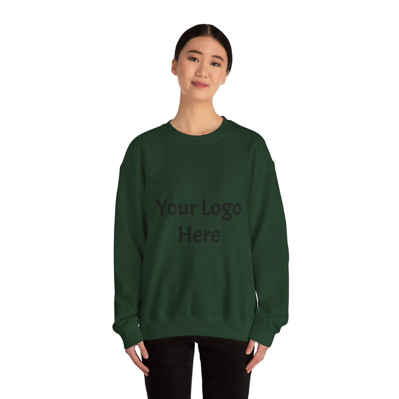 Custom Logo Sweatshirt - Ideal for Teams, Events, Promos & Gifts Sweatshirt- Leah Tecx Design