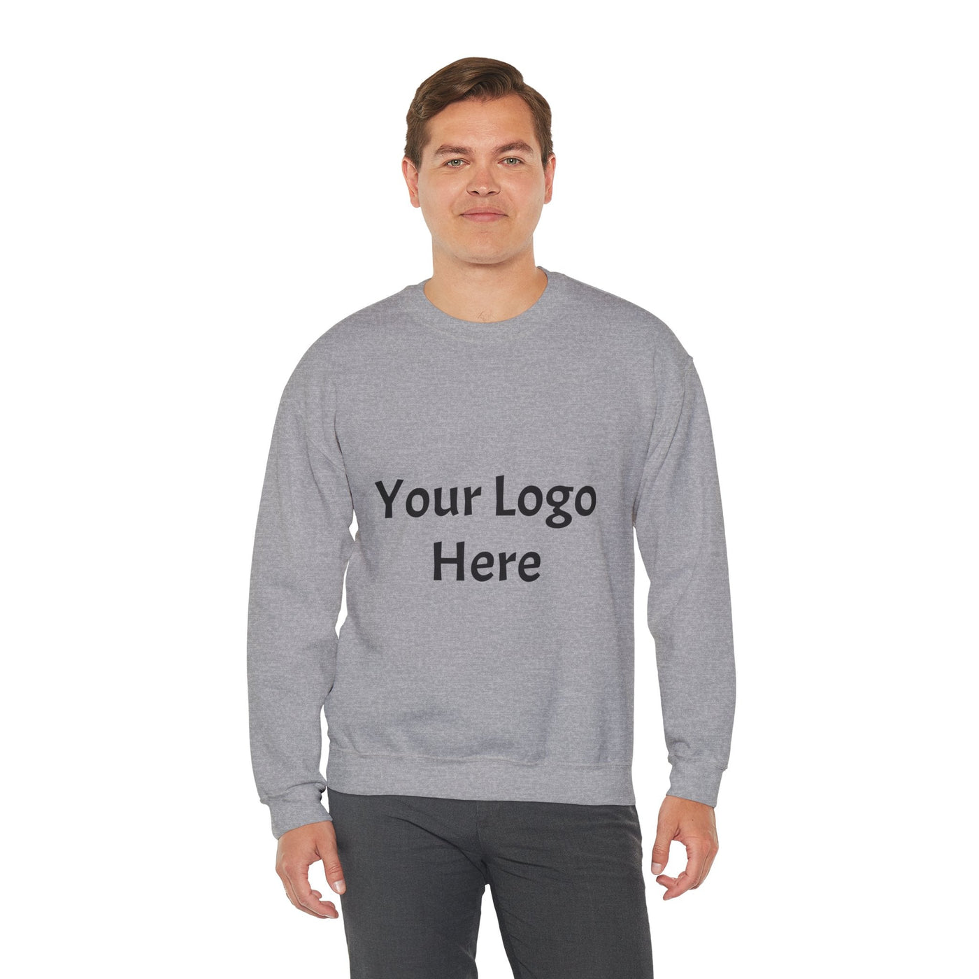 Custom Logo Sweatshirt - Ideal for Teams, Events, Promos & Gifts Sweatshirt- Leah Tecx Design