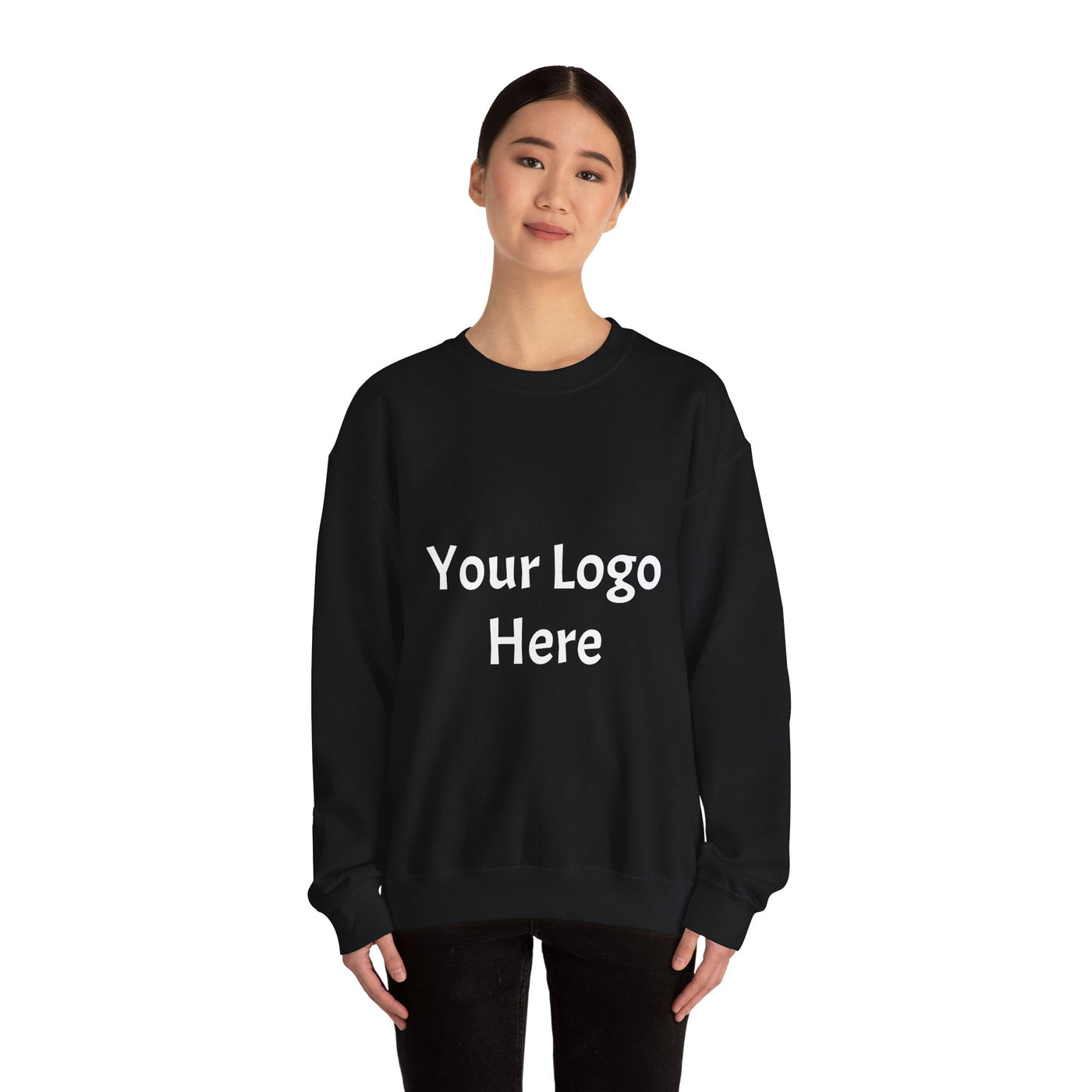 Custom Logo Sweatshirt - Ideal for Teams, Events, Promos & Gifts Sweatshirt- Leah Tecx Design