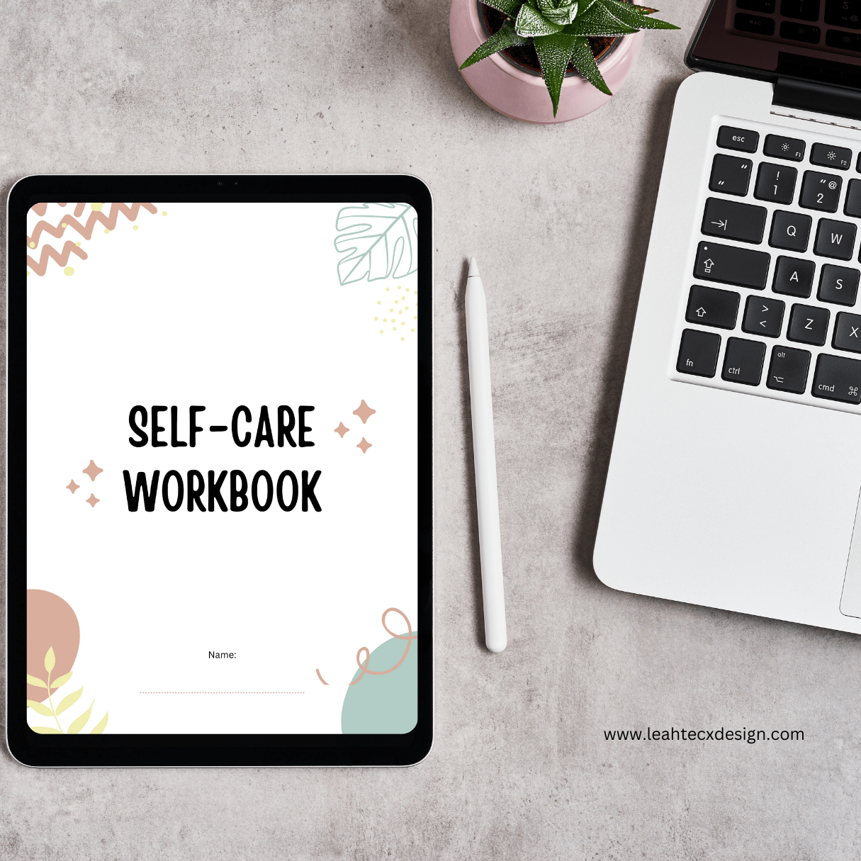 self care planner printable - Leah Tecx Design