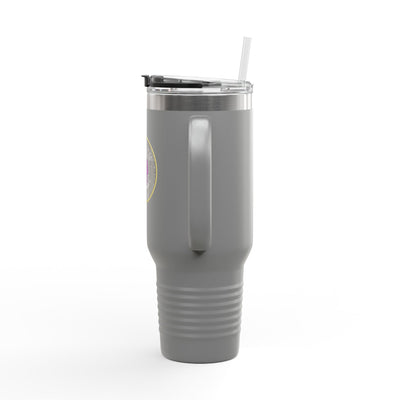 Adventure-Ready 40oz Insulated Travel Mug with Straw & Lid Mug- Leah Tecx Design